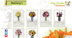 Desktop Screenshot of mallerysflowers.com