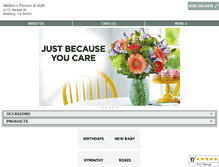 Tablet Screenshot of mallerysflowers.com
